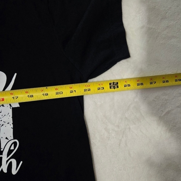 Bella+Canvas T-Shirt Women's Size XL Glitter & Dirt Black Short Sleeve Cotton - Picture 8 of 8